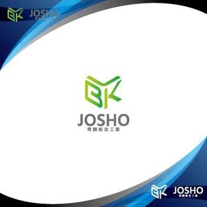 Zeross Design (zeross_design)さんの金属屋根、外壁、雨樋施工の［常勝板金工業株式会社］のロゴへの提案