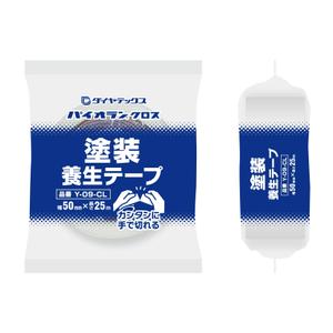 noriben (noriben0147)さんの養生テープ「パイオランテープ Y－０９－GR/CL」のパッケージデザインへの提案