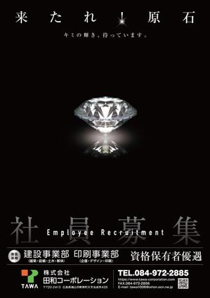 Y.design (yamashita-design)さんの社員募集のポスターデザインへの提案