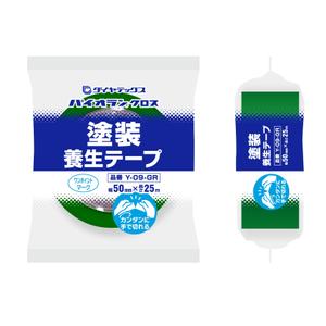 noriben (noriben0147)さんの養生テープ「パイオランテープ Y－０９－GR/CL」のパッケージデザインへの提案