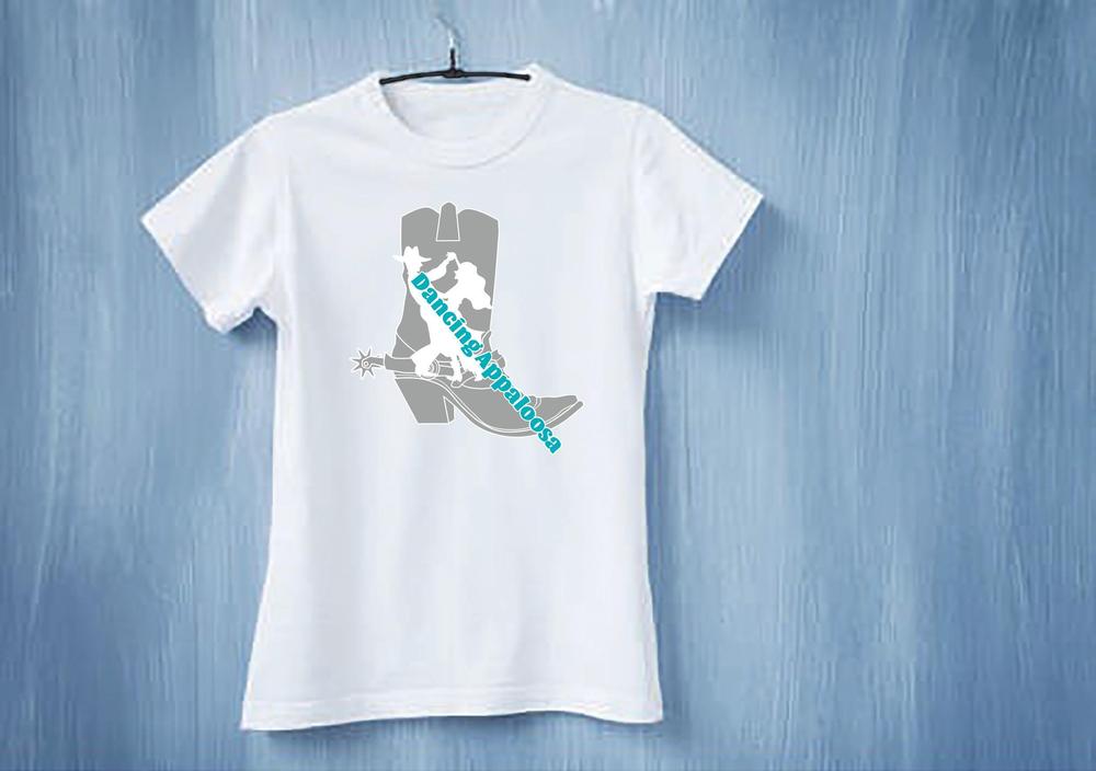 カントリーダンスグループ、Dancing Appaloosaの25周年記念のＴシャツデザイン