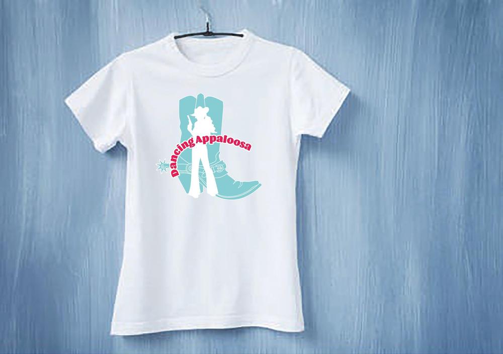 カントリーダンスグループ、Dancing Appaloosaの25周年記念のＴシャツデザイン