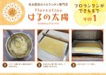 ゆきを (doitami)さんのフロランタン専門店「はるの太陽」の展示用パネルのデザインへの提案