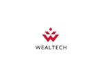 plus X (april48)さんの会社・プロジェクト「Wealtech」のロゴへの提案