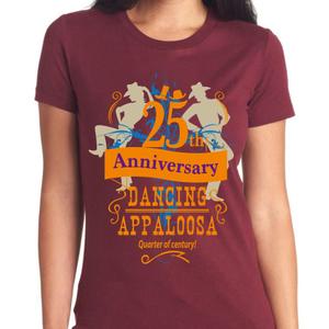 STUDIO ZEAK  (omoidefz750)さんのカントリーダンスグループ、Dancing Appaloosaの25周年記念のＴシャツデザインへの提案
