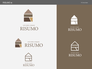 Y's Factory (ys_factory)さんの不動産 RISUMO の ロゴへの提案