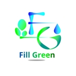 空間装飾（緑化）とECサイト（フラワーギフト）の新設会社「フィルグリーン」のロゴへの提案