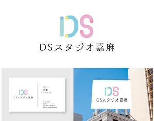 熊月堂 (Midori0427)さんのダンススタジオ「DSスタジオ嘉麻」のロゴへの提案