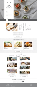 Z_MAN (Z_MAN)さんのチーズなどの食品販売サイトのトップウェブデザイン（コーディングなし）への提案