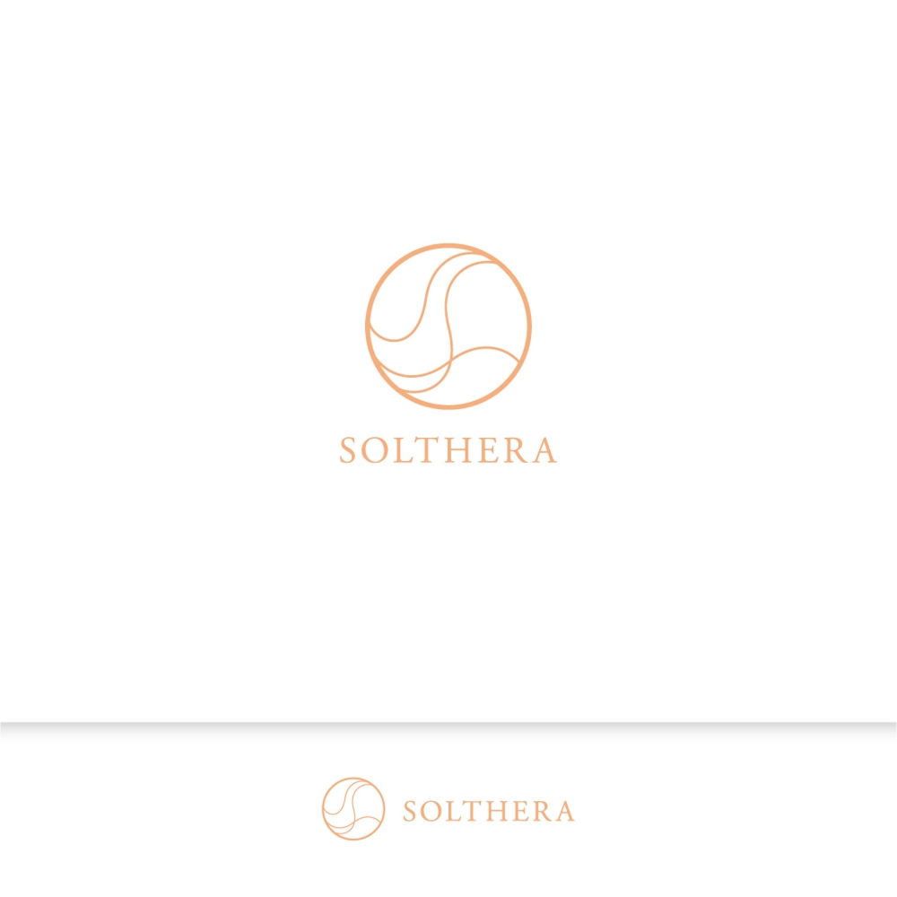 【自然との調和】癒しと高級感のあるサロン「SOLTHERA」のロゴ
