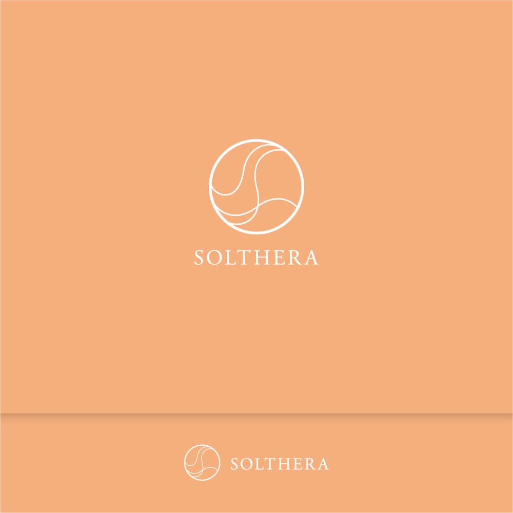 【自然との調和】癒しと高級感のあるサロン「SOLTHERA」のロゴ