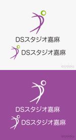 buddy knows design (kndworking_2016)さんのダンススタジオ「DSスタジオ嘉麻」のロゴへの提案