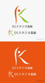 buddy knows design (kndworking_2016)さんのダンススタジオ「DSスタジオ嘉麻」のロゴへの提案