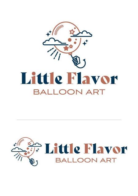 バルーンアートショップ Little Flavor の店名ロゴ 商標登録なし の依頼 外注 ロゴ作成 デザインの仕事 副業 クラウドソーシング ランサーズ Id