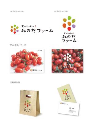 Loooms (kaz0530)さんの熊本県八代市の農家”みのだファーム”のロゴを募集しております（商標登録なし）への提案