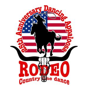 naomi (Ts-naomi)さんのカントリーダンスグループ、Dancing Appaloosaの25周年記念のＴシャツデザインへの提案