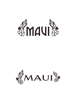 Design_salon_U (Design-salon_U)さんの高級時計ショップ「MAUI」のロゴ、への提案