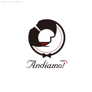 ふぁんたじすた (Fantasista)さんのエグゼクティブ限定　料理教室　Andiamo！（アンディアーモ！）ロゴへの提案
