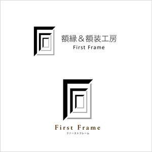 eddy_myson (kanaeddy)さんのネットショップ「額縁・額装工房　FirstFrame」のロゴマークへの提案