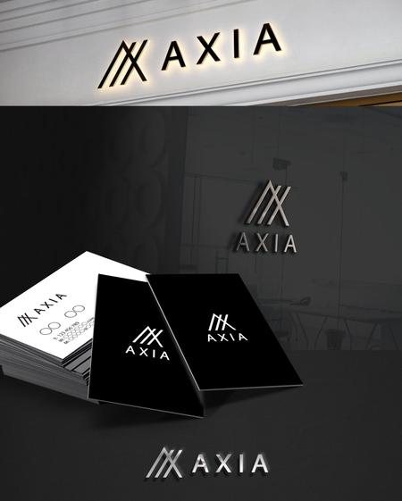 D.R DESIGN (Nakamura__)さんのLifeInnovation企業を目指す新会社【AXIA】のロゴデザインへの提案