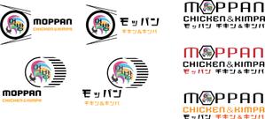 おじょー@医療・フィットネス・デザイン (ojou00)さんのUBEREATSブランド「먹방モッパンチキン＆キンパMOPPAN CHICKEN&KIMPA」のロゴへの提案