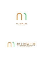 ing (ryoichi_design)さんの塗装・外構・リフォーム工事業者「村上塗装工房」のロゴへの提案