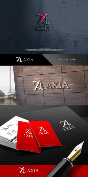 NJONESKYDWS (NJONES)さんのLifeInnovation企業を目指す新会社【AXIA】のロゴデザインへの提案