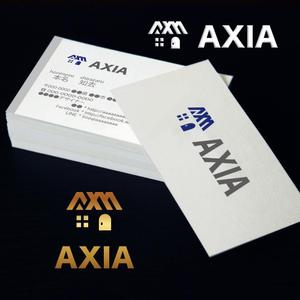 KOZ-DESIGN (saki8)さんのLifeInnovation企業を目指す新会社【AXIA】のロゴデザインへの提案