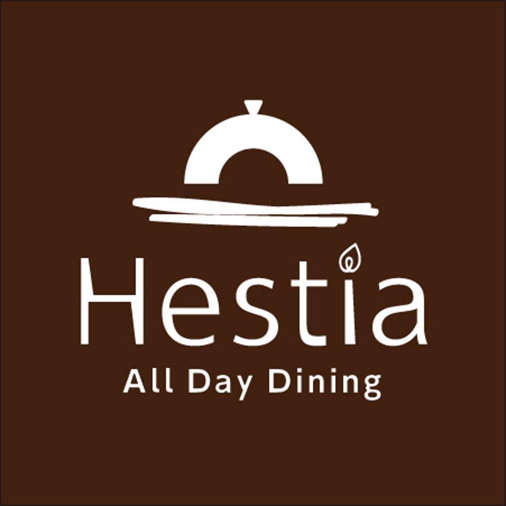 バイキングレストラン「All Day Dining Hestia」のロゴ作成