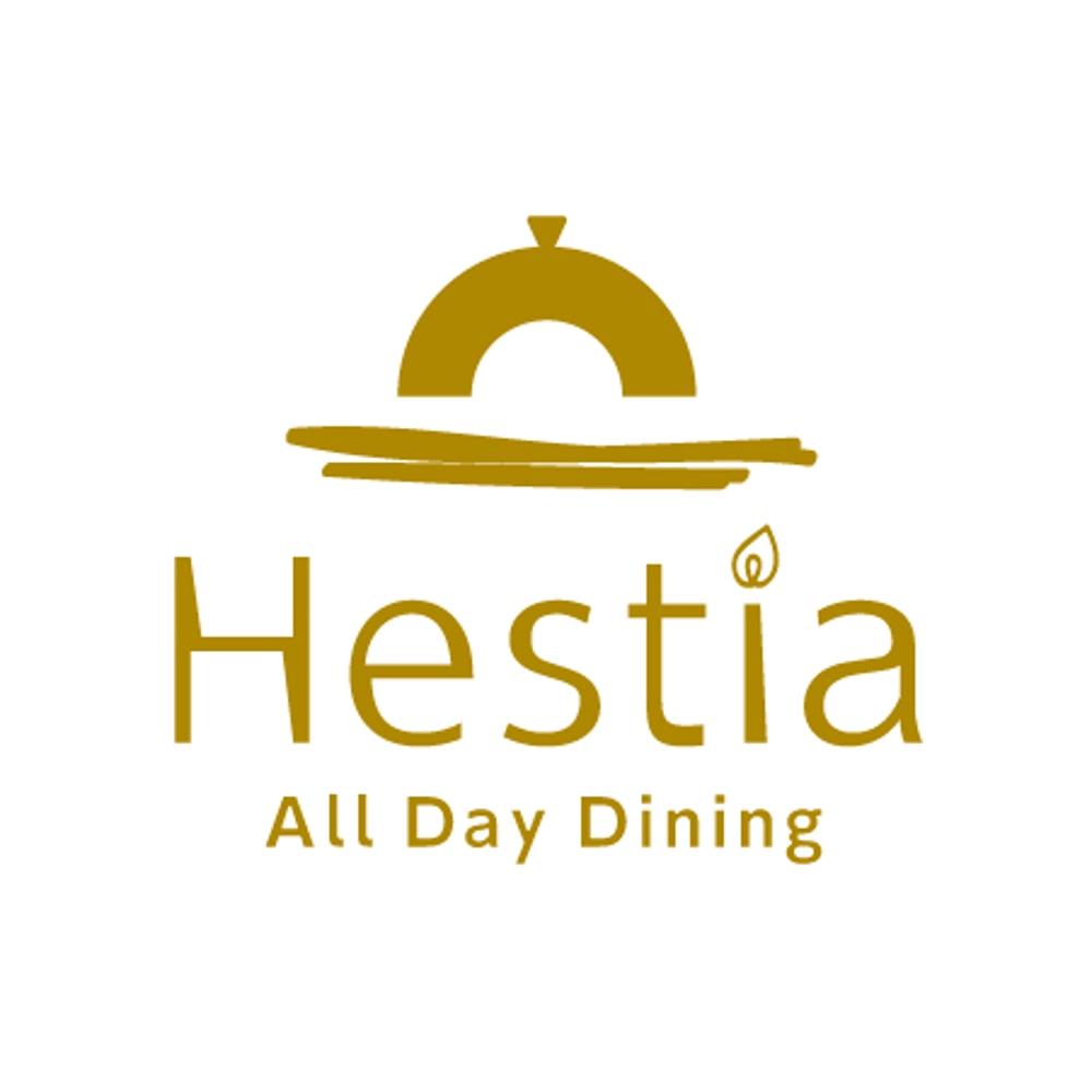 バイキングレストラン「All Day Dining Hestia」のロゴ作成