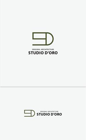 Gold Design (juncopic)さんの設計事務所「STUDIO D’ORO」のロゴへの提案