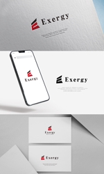 conii.Design (conii88)さんのプライベートジム運営会社「Exergy」の企業ロゴへの提案