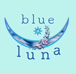 宮崎治良 ()さんのトータルビューティーサロン「blue luna」のロゴへの提案