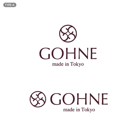 Cosmic design (cosmic_design)さんの革製品「GOHNE（ゴーネ）」のブランドロゴへの提案
