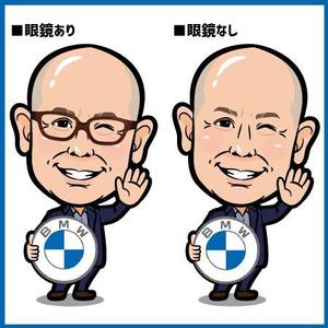 kummy ()さんの輸入販売会社の社長をモチーフにしたキャラクター制作への提案