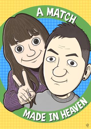 TZPOPさんの還暦を迎える社長の親友に贈る似顔絵イラストを募集しています。への提案