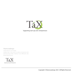 customxxx5656 (customxxx5656)さんの税理士事務所のロゴへの提案