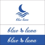 Rocca design (haruharuhare)さんのトータルビューティーサロン「blue luna」のロゴへの提案