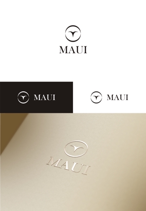 はなのゆめ (tokkebi)さんの高級時計ショップ「MAUI」のロゴ、への提案