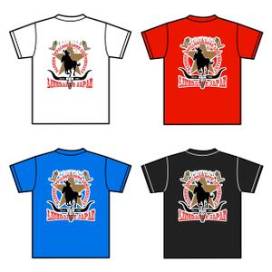 naomi (Ts-naomi)さんのカントリーダンスグループ、Dancing Appaloosaの25周年記念のＴシャツデザインへの提案