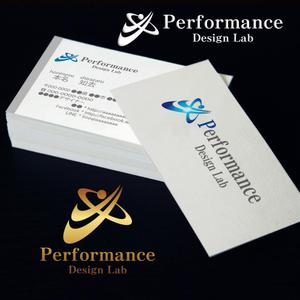 KOZ-DESIGN (saki8)さんのトレーナー関係のサイト『Performance Design Lab』のロゴへの提案