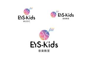 M&Y design (mandy1029)さんのEYS-Kids音楽教室のロゴへの提案