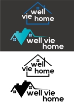 DSET企画 (dosuwork)さんの住宅会社　【well vie home】 のロゴ作成への提案
