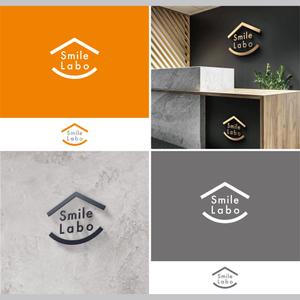 SSH Design (s-s-h)さんのリフォームショップ　「smile labo」の　ロゴへの提案