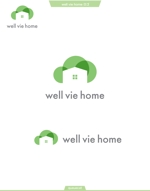queuecat (queuecat)さんの住宅会社　【well vie home】 のロゴ作成への提案