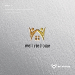 doremi (doremidesign)さんの住宅会社　【well vie home】 のロゴ作成への提案