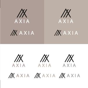 D.R DESIGN (Nakamura__)さんのLifeInnovation企業を目指す新会社【AXIA】のロゴデザインへの提案