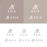 D.R DESIGN (Nakamura__)さんのLifeInnovation企業を目指す新会社【AXIA】のロゴデザインへの提案