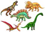 林　陽子 (sjhpw698)さんのリアルな恐竜のイラスト、総柄希望。子供用レッスンバックや巾着に使用への提案