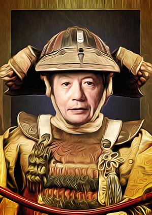 Miyagino (Miyagino)さんの還暦を迎える社長の親友に贈る似顔絵イラストを募集しています。への提案